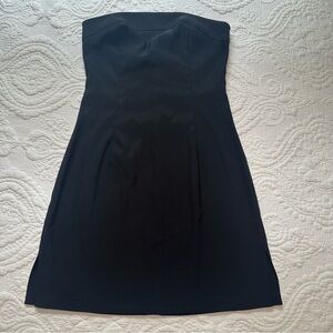 Rampage Y2K Strapless Little Black Dress. Size: 7.